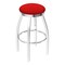 Holland Bar Stool Co 30" Swivel Bar Stool, Chrome Finish, Canter Red Seat 80230CH011 - alternate 1
